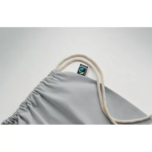 Fairtrade zsinóros táska 180 g (Szürke)