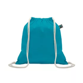 Fairtrade zsinóros táska 180 g (Türkiz)