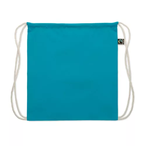 Fairtrade zsinóros táska 180 g (Türkiz)
