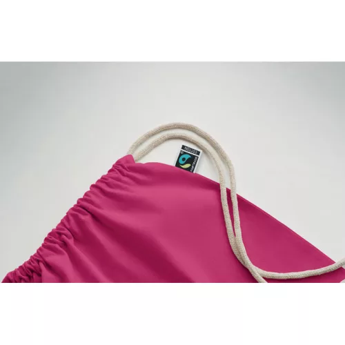 Fairtrade zsinóros táska 180 g (Fukszia)