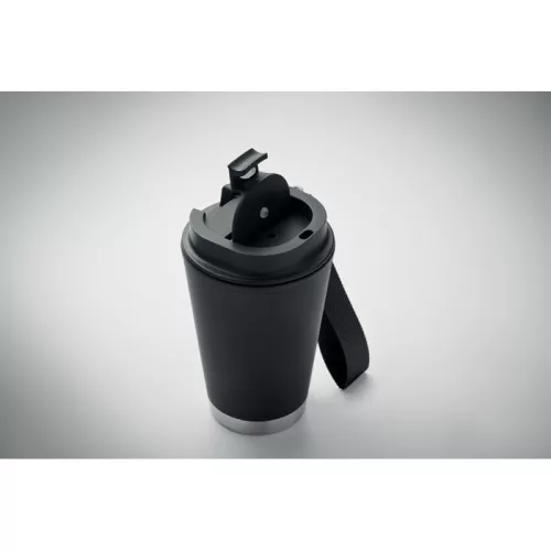 Duplafalú pohár 300 ml (Fekete)