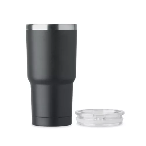 Duplafalú pohár 500 ml (Fekete)