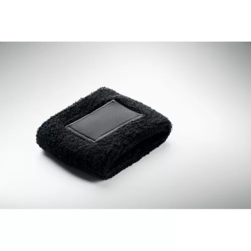 Poliészter-pamut csuklópánt (Fekete)