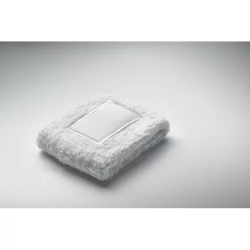 Poliészter-pamut csuklópánt (Fehér)