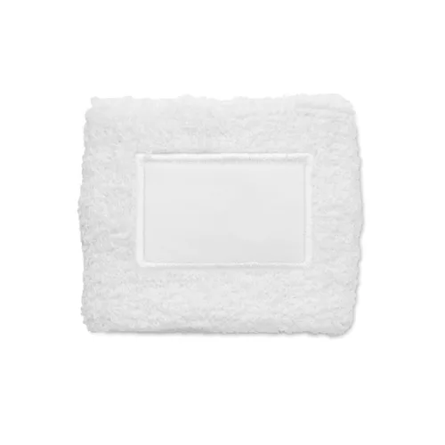 Poliészter-pamut csuklópánt (Fehér)