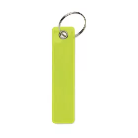 Fényvisszaverő kulcstartó, PVC (Neonsárga)