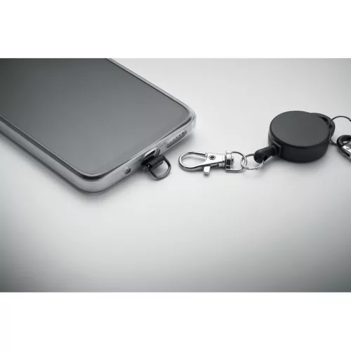 Visszahúzható telefontartó