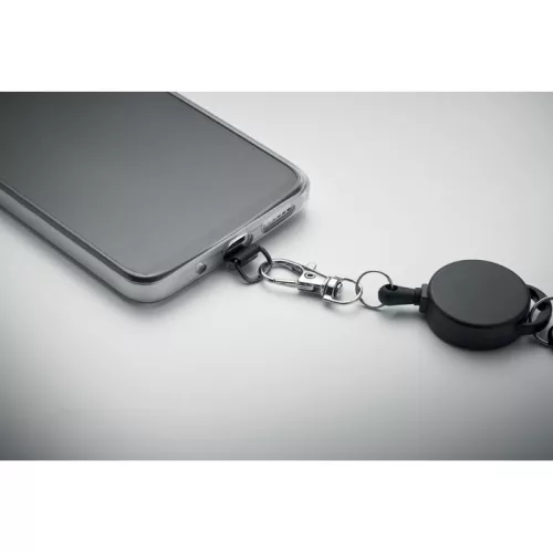 Visszahúzható telefontartó