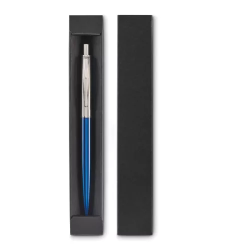 Nyomógombos toll dobozban (Kék)