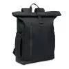 Rolltop laptop hátizsák 600D (Fekete)