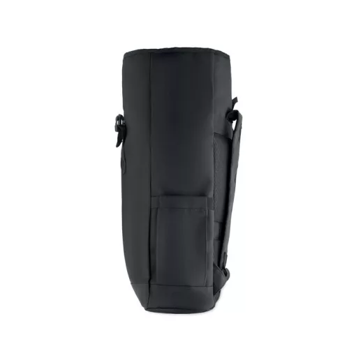 Rolltop laptop hátizsák 600D (Fekete)
