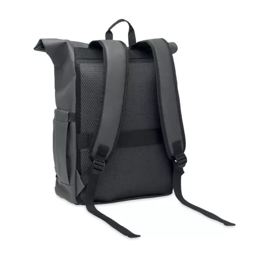 Rolltop laptop hátizsák 600D (Kőszürke)