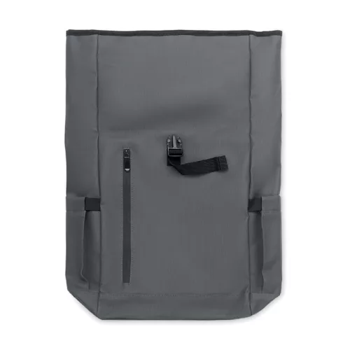 Rolltop laptop hátizsák 600D (Kőszürke)
