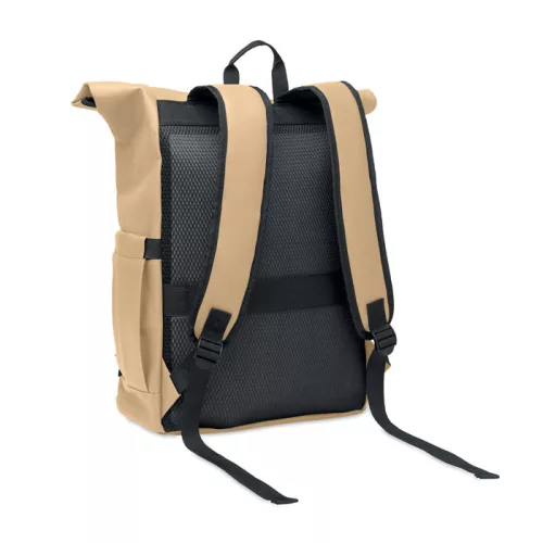 Rolltop laptop hátizsák 600D (Khaki)