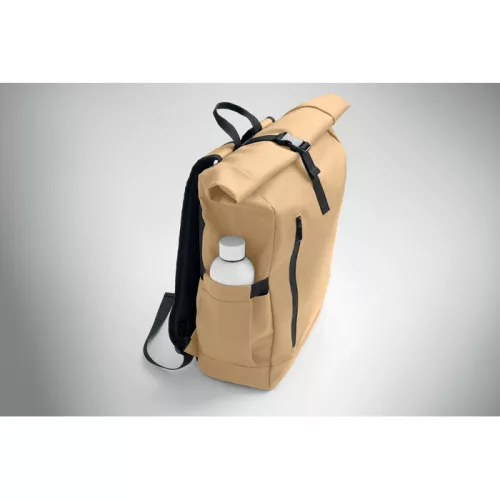 Rolltop laptop hátizsák 600D (Khaki)