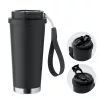 Duplafalú pohár 500 ml (Fekete)