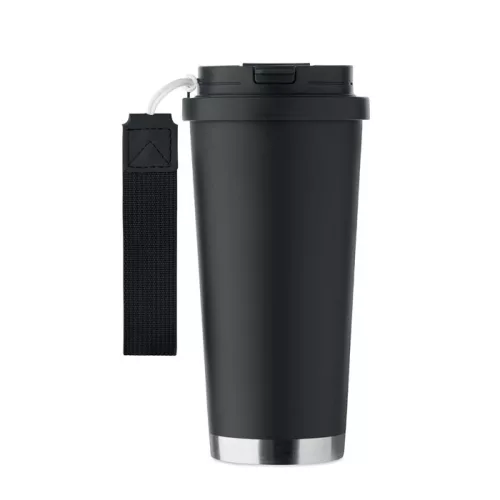 Duplafalú pohár 500 ml (Fekete)