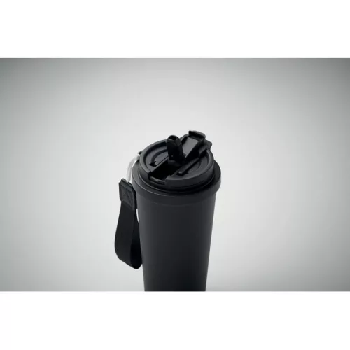 Duplafalú pohár 500 ml (Fekete)