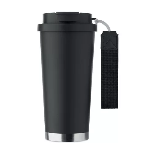 Duplafalú pohár 500 ml (Fekete)