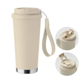 Duplafalú pohár 500 ml (Bézs)