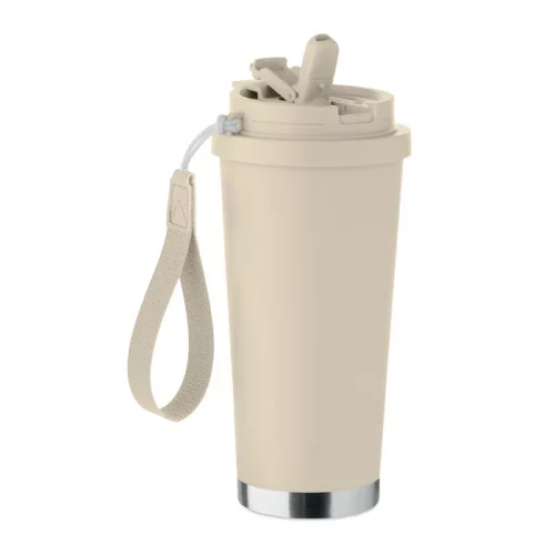 Duplafalú pohár 500 ml (Bézs)