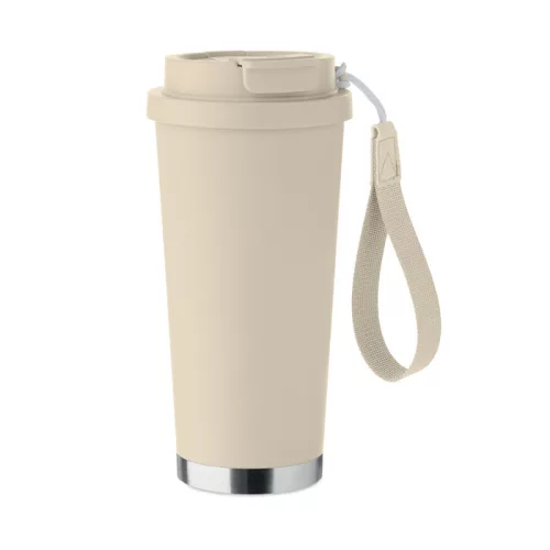 Duplafalú pohár 500 ml (Bézs)