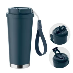 Duplafalú pohár 500 ml (Francia Tengerészkék)
