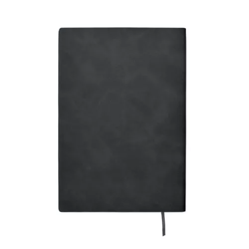 A5 füstös színű PU notesz (Fekete)