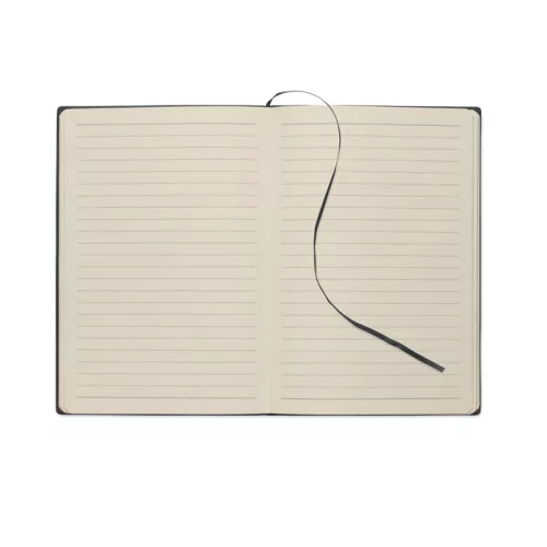 A5 füstös színű PU notesz (Fekete)
