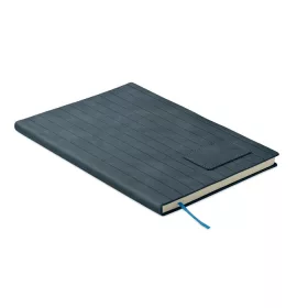 A5 füstös színű PU notesz (Kék)