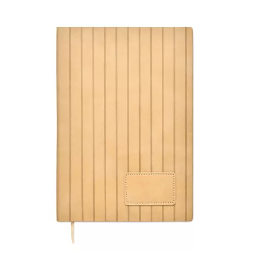 A5 füstös színű PU notesz (Bézs)