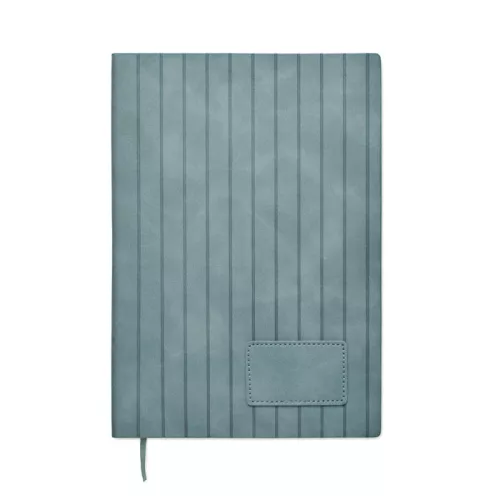 A5 füstös színű PU notesz (Petrolkék)