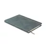A5 füstös színű PU notesz (Petrolkék)