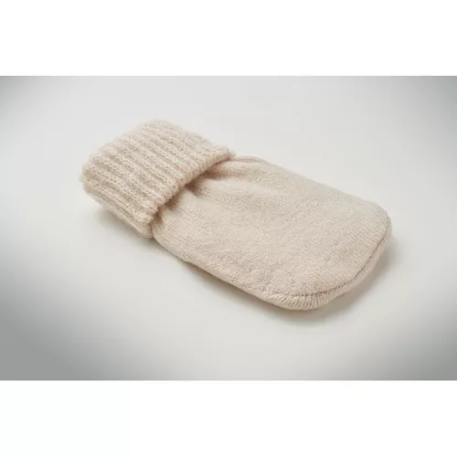 Kötött poliészter kézmelegítő (Bézs)