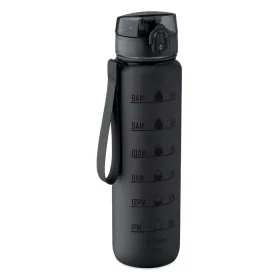 RPET sportkulacs 1 l (Fekete)