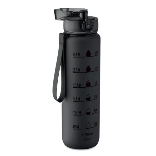 RPET sportkulacs 1 l (Fekete)