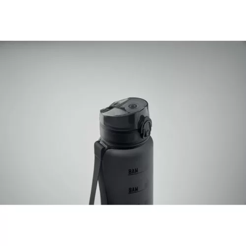 RPET sportkulacs 1 l (Fekete)