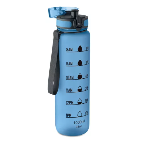 RPET sportkulacs 1 l (Áttetsző Világoskék)