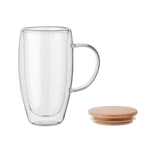 Dupla falú üvegbögre 450ml