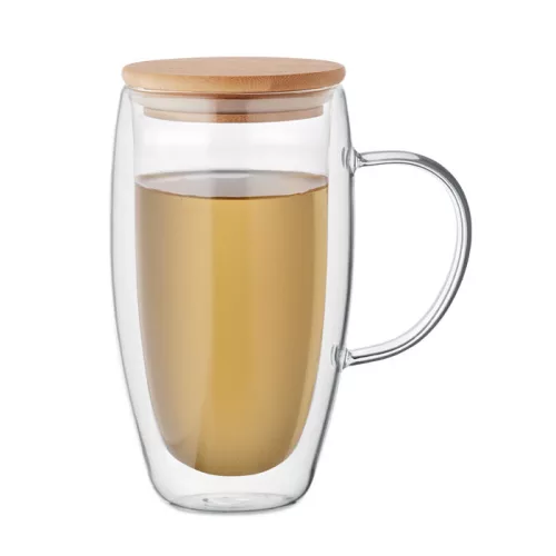 Dupla falú üvegbögre 450ml