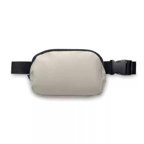 210D poliészter övtáska (Törtfehér)