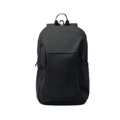 15 col puha PU laptop hátizsák (Fekete)