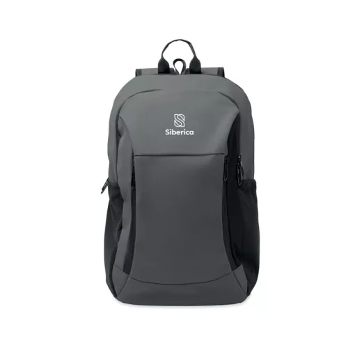 15 col puha PU laptop hátizsák (Kőszürke)
