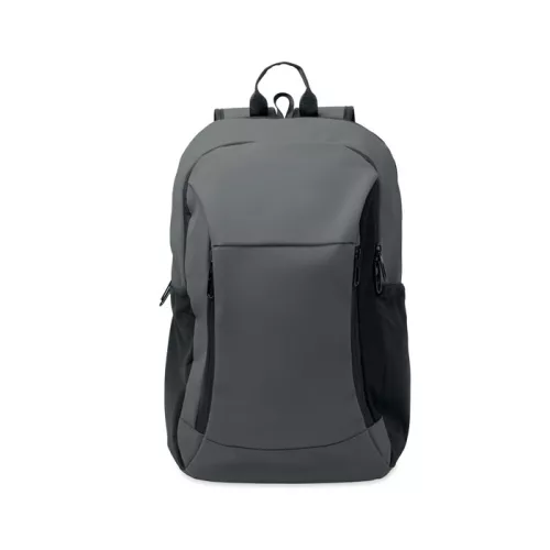 15 col puha PU laptop hátizsák (Kőszürke)