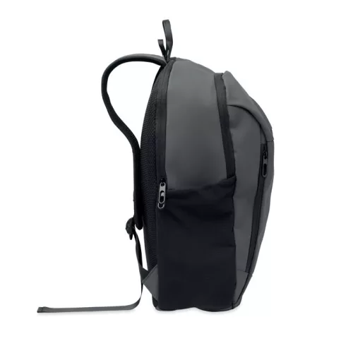 15 col puha PU laptop hátizsák (Kőszürke)