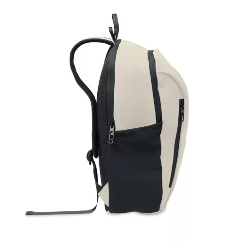 15 col puha PU laptop hátizsák (Törtfehér)