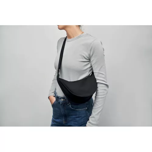 Félhold táska 400D oxford (Fekete)