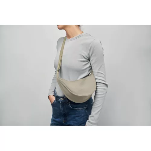 Félhold táska 400D oxford (Törtfehér)