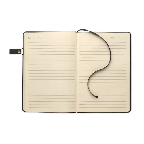 A5 notesz, integrált pendrive