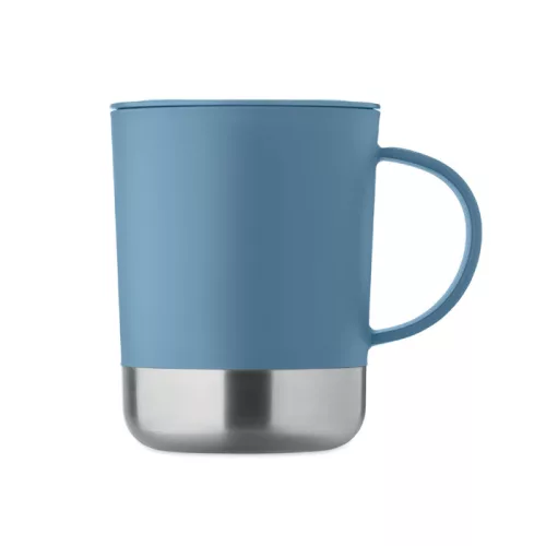 Szimplafalú bögre 300 ml (Petrolkék)